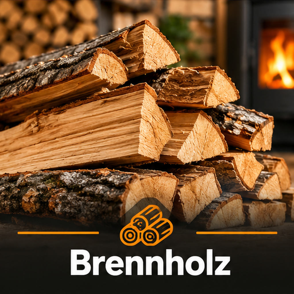 Brennholz und Holzscheite für gemütliche Wärme