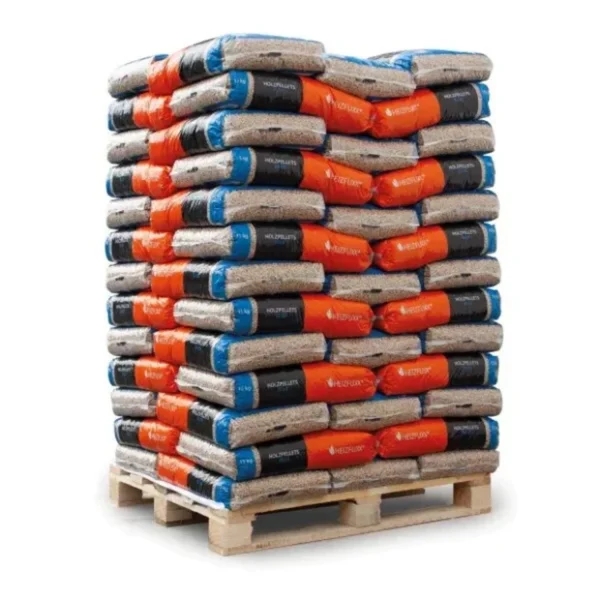 1 Palette – Holzpellets Blue ENplus A1/ 15kg x 65 Sack 975kg